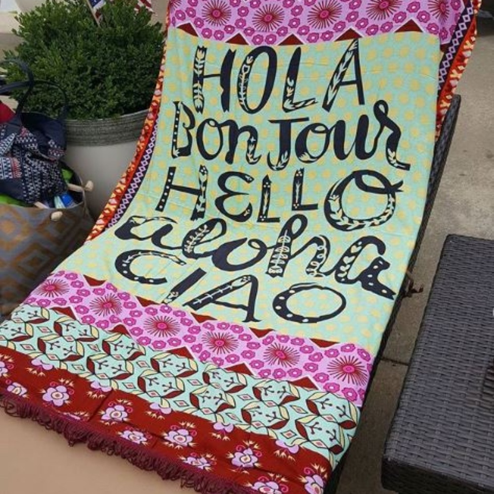 You can Sit with Me Tapestry